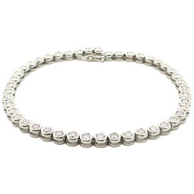 2.00ct ダイヤモンドブレスレット Pt900-13.8g プラチナ レディース メンズ 【♀】【S】【レディース】/h260608★■615123【中古】