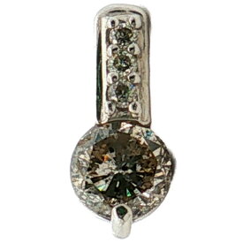 0.5ct ダイヤモンド ダイヤモンドペンダントトップ Pt900-0.7g プラチナ【♀】【A】【レディース】/h260626★■618877【中古】