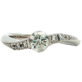 0.42ct 0.07ct ダイヤモンド ダイヤモンドリング 指輪 Pt900-3.6g 9号 #49 プラチナ 【♀】【N】【レディース】/h260813★■621623【中古】