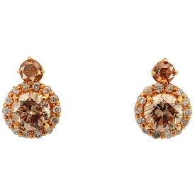 1.1ct 0.16ct ダイヤモンドピアス K18YG/750-1.5g イエローゴールド【♀】【S】【レディース】/h260815★■622528【中古】