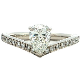 0.75ct 0.36ct ダイヤモンドリング 指輪 Pt900-3.8g 11号 #51 プラチナ Gカラー【♀】【N】【レディース】/h260815★■621800【中古】