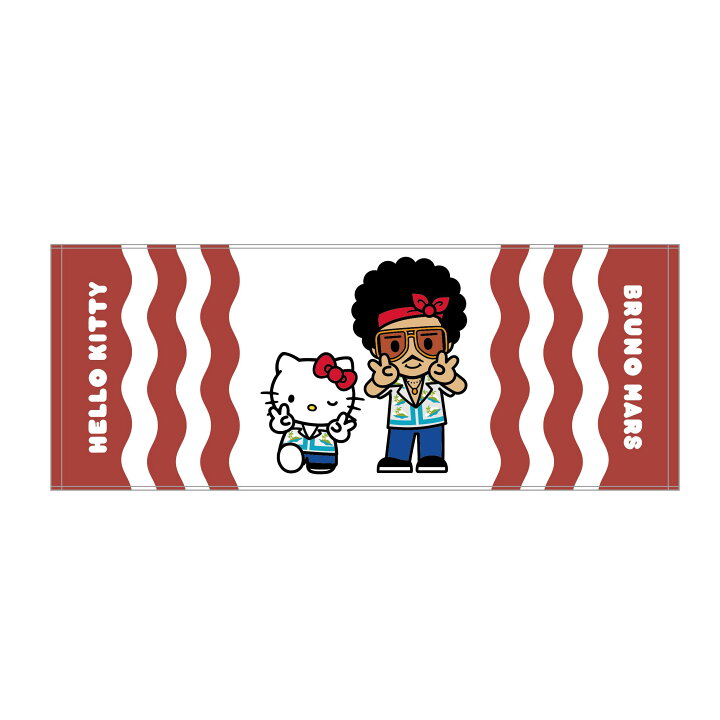 楽天市場】BRUNO MARS x HELLO KITTY FACE TOWEL : 楽天グッズ