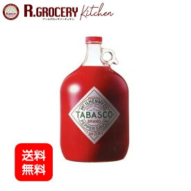 【送料無料】 タバスコ ペパーソース 1 ガロン 3.8L tabasco 大容量 業務用 唐辛子 辛い 激辛 Tabasco ペパーソース ソース 調味料 ホットソース 香辛料 アメリカ ガーリック エスニック 海外 料理 瓶 大量 インテリア 雑貨 置物 バー