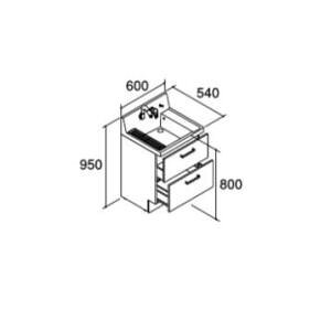 AR3FH-605SYN X^_[h INAX/LIXIL. sA ʉϑ{ tXCh^Cv n VOo[V[ Ԍ600mmkHJl