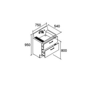 AR3FH-755SY X^_[h INAX/LIXIL. sAʉϑ{ tXCh^Cv ʒn VOo[V[ Ԍ750mmkHJl