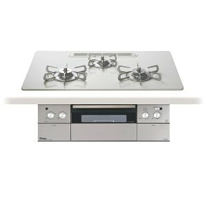 パロマ. PD-963WT-U75CV ガスビルトインコンロCREA(クレア) ハイパーガラスコートトップ 水なし両面焼グリル 左右強火力 75cm ラ・クックグラン同梱