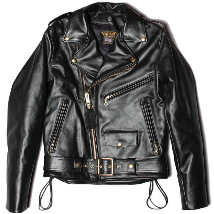 楽天市場】【 バンソン レザージャケット モデルE ダブルライダース  