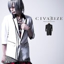 【送料無料】【2019S/S新作】"CIVARIZE【シヴァーライズ】Desperdo 7分袖ライダーステーラードジャケット/全2色"【返品・交換対象商品】【あ...