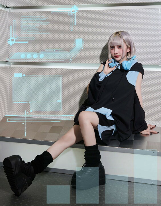 ルーズソックス レッグウォーマー Y2K コスプレ 制服 防寒 ギャル JK