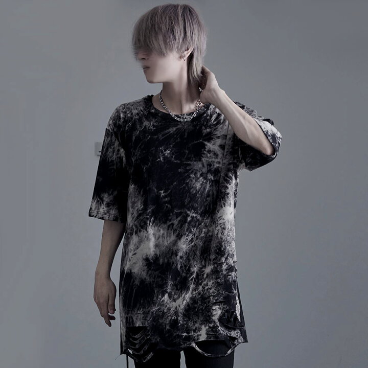MECHANIX 双龍 プリントタイダイ Tシャツ
