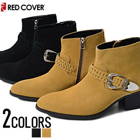 【送料無料】"RED COVER【レッドカバー】ヒールアップスウェードブーツ/全2色"ブラック 黒 【あす楽対応】【ブーツ スウェード スエード ブーツ ヒールブーツ ヴィジュアル系 ビジュアル系 V系 メンズ ファッション 服 靴 メンズ靴】