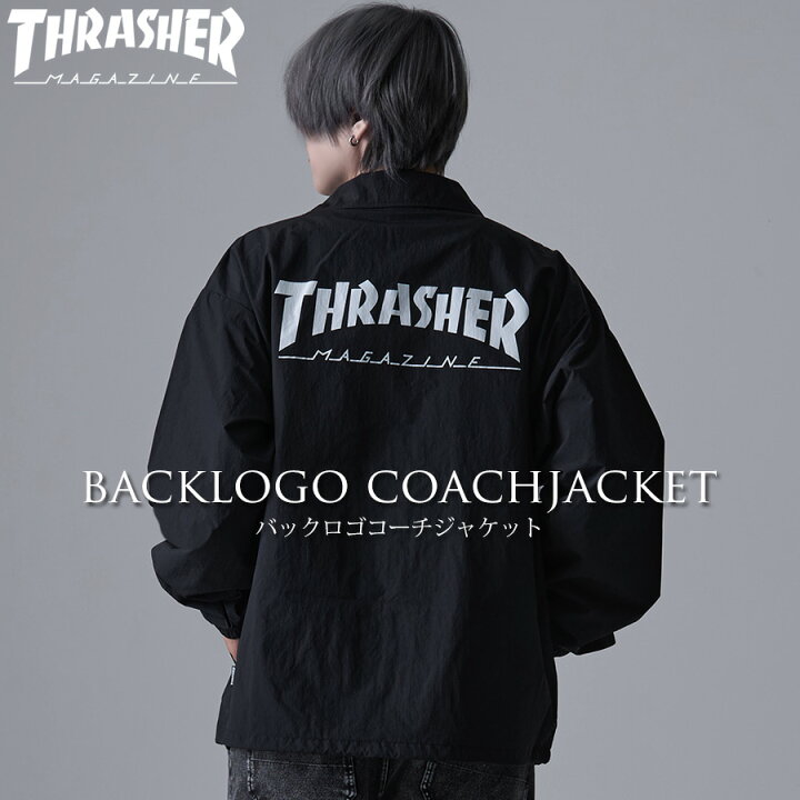 楽天市場】【送料無料】THRASHER スラッシャー コーチジャケット 