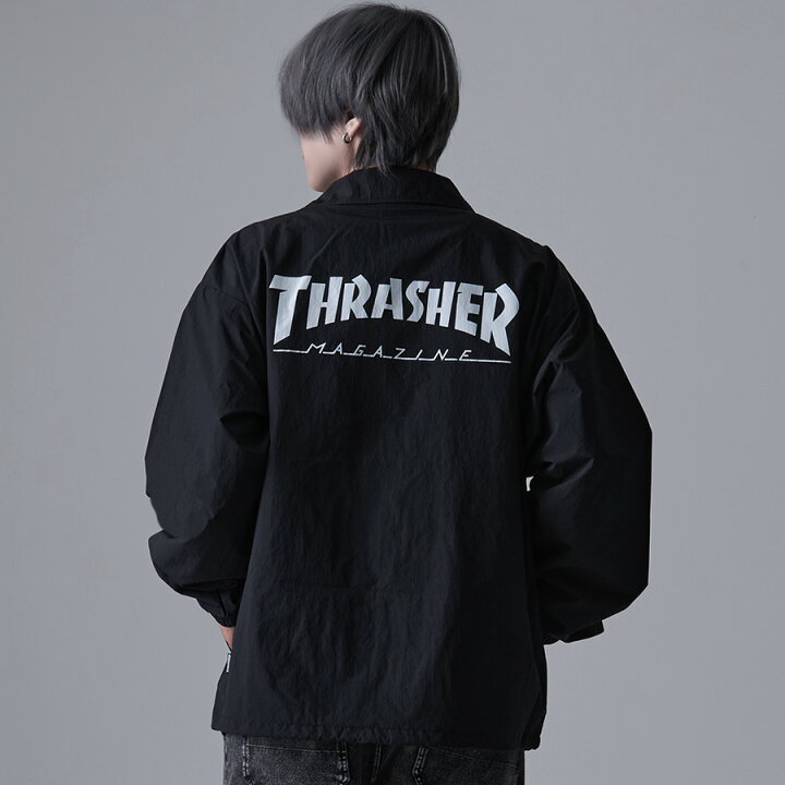 楽天市場】【送料無料】THRASHER スラッシャー コーチジャケット 