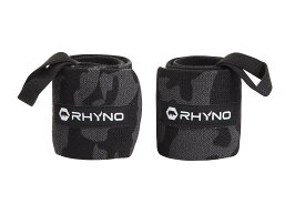 RHYNO リストラップ wrist wraps 左右セット おしゃれ サポーター 人気カモ柄 　ジム での ウェイトリフティング トレーニング 筋トレ おすすめ 手首を固定しサポート ベンチプレスなど高重量を扱う方 送料無料（2枚組）