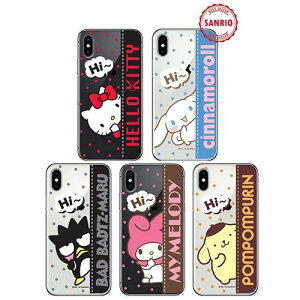 79 TI nC iPhone Galaxy [[ P[X Jo[ X}zP[X SANRIO Characters Hi Clear Jelly Case Cover