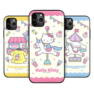 79 TI ]ؔn iPhone Galaxy }Olbg J[h hA op[ P[X Jo[ X}zP[X Sanrio Characters MARRY GO ROUND Magnetic Card Door Bumper Case Cover J[h2[łp ~[