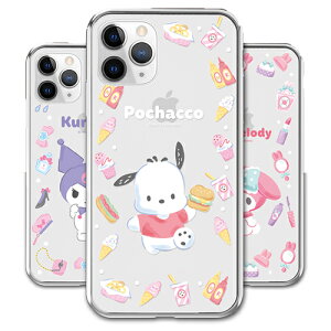 79 TI T[N nslX iPhone Galaxy [[ P[X Jo[ X}zP[X Sanrio Characters Circle Happiness Clear Jelly Case Cover
