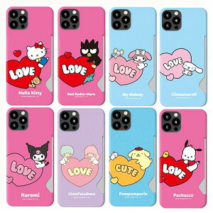 79 TI u iPhone Galaxy J[h n[h P[X Jo[ X}zP[X SANRIO LOVE CARD HARD CASE COVER J[h1[łp