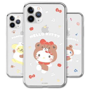 79 TI RX`[ iPhone Galaxy [[ P[X Jo[ X}zP[X Sanrio Characters COSTUME CLEAR JELLY CASE COVER