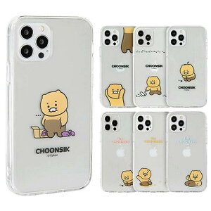 S2 �J�J�I�t�����Y �`�����V�N iPhone Galaxy �h�e �P�[�X �J�o�[ �X�}�z�P�[�X KAKAO FRIENDS CHOONSIK CLEAR REINFORCED CASE COVER