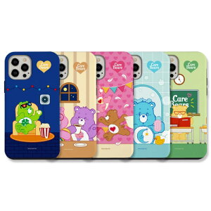 CQ PAxA ^C iPhone/Galaxy A[}[ P[X Jo[ X}zP[X Care Bears TIME ARMOUR Case Cover