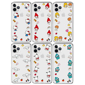 79 サンリオ ウイークエンド iPhone Galaxy 透明ゼリー ケース カバー スマホケース SANRIO Characters WEEKEND Clear Jelly Case Cover