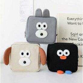 RO ロマネ ブランチ ブラザー 四角 エアポッズ ギャラクシーバッズ 化粧品 モバイルバッテリー 収納可能 ポーチ BRUNCH BROTHER SQUARE Pouch