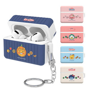 S2 g JJItY t[eB[ GA[|bY v 1 2 3 LA R{ P[X Jo[ LITTLE KAKAO FRIENDS FRUITY AirPods Pro 2nd 1st 3rd Carrier Combo Case Cover
