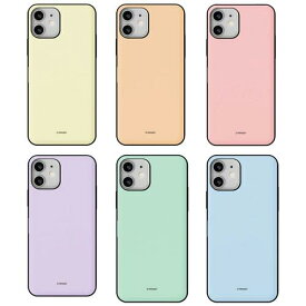 TR ソリッドパステル iPhone Galaxy マグネット カード ドア バンパー ケース カバー スマホケース カード2枚が収納できる実用性 ミラーが入っております。