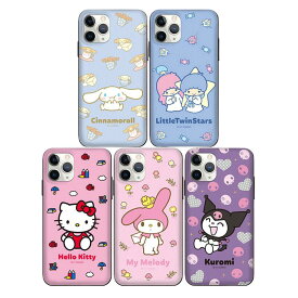 SI サンリオ 好き iPhone Galaxy マグネット カード ドア バンパー ケース カバー スマホケース SANRIO I LIKE IT CARD DOOR BUMPER カード2枚が収納できる実用性 ミラーが入っております。