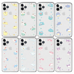 79 TI t@j[ ܂ iPhone Galaxy [[ P[X Jo[ X}zP[X Sanrio Characters FUNNY MARU Clear Jelly Case cOVER
