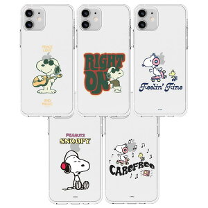 79 s[ibc Xk[s[ ~[WbN iPhone Galaxy [[ P[X Jo[ X}zP[X PEANUTS SNOOPY MUSIC CLEAR JELLY CASE COVER