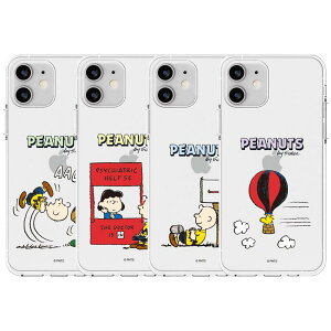 79 s[ibc Xk[s[ FB iPhone Galaxy [[ P[X Jo[ X}zP[X PEANUTS SNOOPY FRIENDS CLEAR JELLY CASE COVER