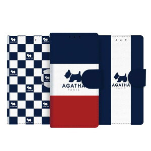 J2 AK^ p 蒠^ iPhone Galaxy P[X Jo[ X}zP[X AGATHA PARIS DIARY WALLET CASE COVER