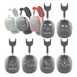 ST �T�����I �G�A�[�|�b�Y �}�b�N�X �z���O���� ���� �n�[�h �P�[�X �J�o�[ SANRIO HOLOGRAM AirPods Max CLEAR Hard Case Cover