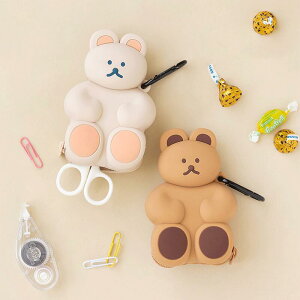 RO DONATDONAT BEAR SILICONE POUCH highigxA VR yP[X }` |[`