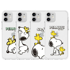79 s[ibc Xk[s[ Xk[s[ƃEbhXgbN iPhone Galaxy [[ P[X Jo[ X}zP[X PEANUTS SNOOPY SNOOPY&WOODSTOCK CLEAR JELLY CASE COVER