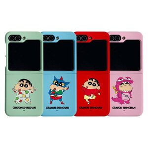 CQ N񂿂Vv MNV[ Z tbv 5 n[h P[X Jo[ X}zP[X CRAYON SHINCHAN SIMPLE Galaxy Z Flip 5 SLIM HARD CASE COVER