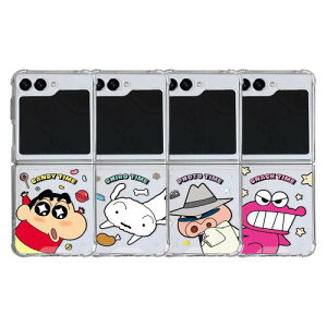 CQ N񂿂 v[ ^C MNV[ Z tbv5 [[n[h P[X Jo[ X}zP[X CRAYON SHINCHAN PLAY TIME Galaxy Z Flip 5 JELLY HARD CASE COVER