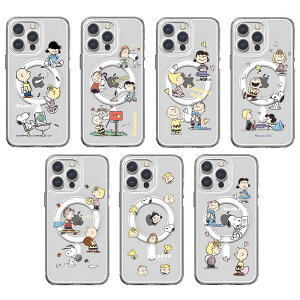 TZ s[ibc Xk[s[ S4 I[LN^[ MagSafeΉ iPhone Galaxy he P[X Jo[ X}zP[X PEANUTS SNOOPY S4 ALL CHARACTERS MagSafe Gell Hard CASE COVER