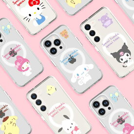 ST サンリオ MagSafe対応 iPhone Galaxy 防弾 ケース カバー スマホケース SANRIO MagSafe Gell Hard CASE COVER