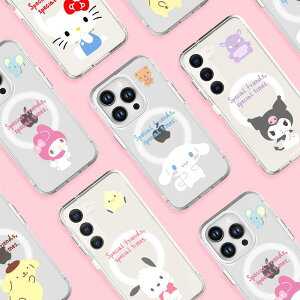 ST TI MagSafeΉ iPhone Galaxy he P[X Jo[ X}zP[X SANRIO MagSafe Gell Hard CASE COVER