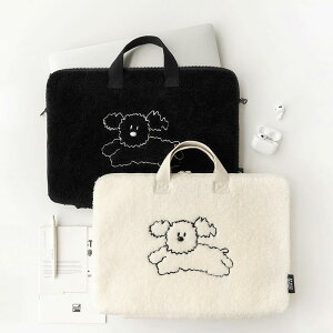 RO u` uU[ ybp[ u[N Ch 15` m[gp\R |[` P[X Jo[ Brunch Brother RUN PEPER Boucle Wide 15inch Laptop Pouch Cover