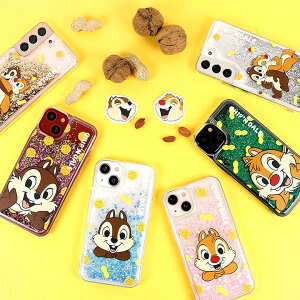 fBYj[ `bvƃf[ iPhone Galaxy Ob^[ [[ P[X Jo[ X}zP[X s[ibcp^[ DISNEY CHIP N DALE PEANUT PATTERN GLITTER JELLY CASE COVER HH