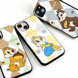 ディズニー チップとデール iPhone Galaxy マグネット カード ドア バンパー ケース カバー スマホケース アーガイル DISNEY CHIP N DALE ARGYLE CARD DOOR BUMPER CASE COVER カード2枚が収納できる実用性 ミラーが入っております。HH