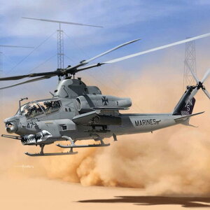 AJC AH-1Z @Cp[ V[N}EX 1/35XP[ USMC AH-QZ Shark Mouth 1/35 SCALE 12127 AC