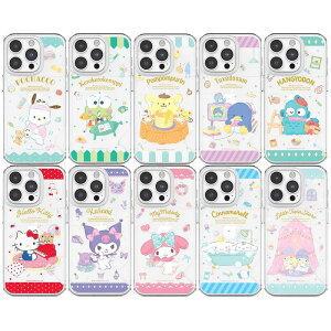 TI iPhone Galaxy J[h n[h P[X Jo[ X}zP[X nbslX[ SANRIO HAPPINESS ROOM CARD CLEAR HARD CASE 1[łp TR