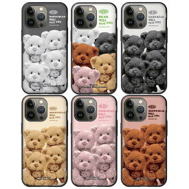 ベアフレンズ iPhone Galaxy マグネット カード ドア バンパー ケース カバー スマホケース BEAR FRIENDS CARD DOOR BUMPER CASE COVER カード2枚が収納できる実用性 ミラーが入っております。 DC