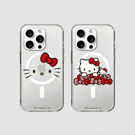 サンリオ ハローキティ MagSafe対応 iPhone Galaxy 防弾 ケース カバー スマホケース フェース SANRIO HELLO KITTY FACE MagSafe GELL HARD CASE COVER MP