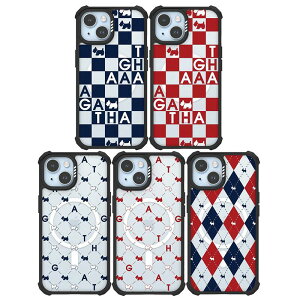 AK^ p iPhone Galaxy XRbeBp^[ CpNg [ MagSafe Ή op[ P[X Jo[ X}zP[X AGATHA PARIS SCOTTI PATTERN IMPACT ZERO MagSafe Case Cover SI